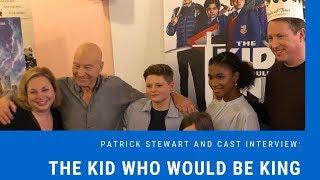 The Kid Who Would Be King Patrick Stewart and Cast Interview