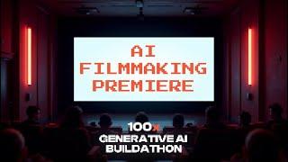 AI Filmmaking Premiere | 100x GenAI Buildathon