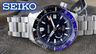 SEIKO PROSPEX LX SNR033 FULL REVIEW | Marinemaster Style Case | Spring Drive 5R66 | Seiko GMT