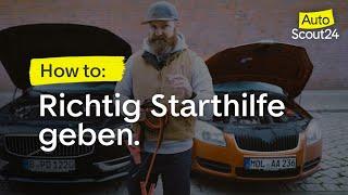 AutoScout24 Ratgeber: Richtig Starthilfe geben!