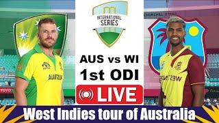 Live Australia vs West Indies 1st ODI | AUS vs WI 1st ODI Live Cricket Score - Cricket 22