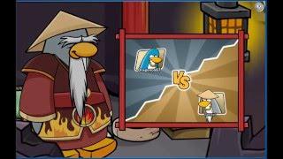 Club Penguin Fighting Fire Sensei