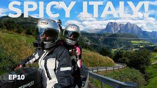 The Road to the Dolomites: A Motorcycle Adventure in the Spicy Italian Alps ! | EP10 | Endless Alps