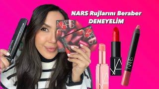 NARS tanıtım rujlarını beraber deneyelim | Hangilerini Beğendim? 