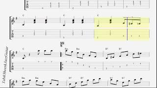 Valse a Rosenthal Rosenberg Trio Tab Sheet JazzGuitar