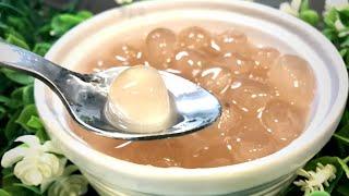 BEST HOMEMADE TAPIOCA PEARLS- TRÂN CHÂU TRẮNG DAI GIÒN AN TOÀN TẠI NHÀ