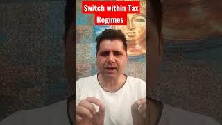 Switch within Tax Regime Possible? #shorts #cavedtaya