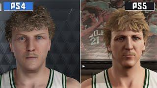 NBA 2K23 - PS5 vs PS4 | Legends Faces Comparison