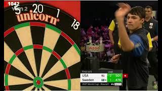 Danny Lauby Challenging Ricky Evans For Fastest 180 At World Cup of Darts 2021