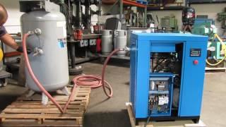 New HWH 10 HP Rotary Screw Air Compressor 38.8 CFM