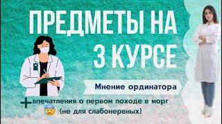 Медицинский университет: Предметы на 3 курсе (РНИМУ)