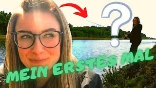 Zanderangeln mit Gummifisch - Zanderangeln im Kanal -  mehrere Livebisse für Jasmin