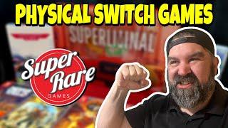 Physical Switch Games Galore!  Mega Unboxing & Gameplay