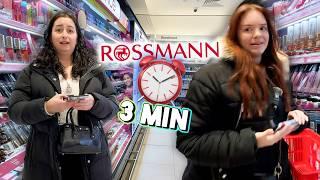 3 MINUTES Rossmann Shopping Challenge  (we run for our lives ️)