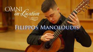 Filippos Manoloudis - Guitar Concert - Constantinidis, Takemitsu, Granados Valses - Omni on-Location