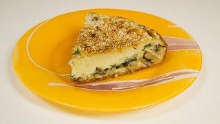 Пирог с Грибами и Шпинатом