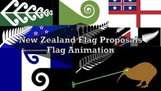 New Zealand Flag Proposals Flag Animation (2K Special)