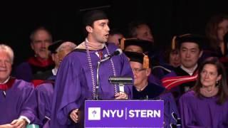 NYU Stern Graduation Convocation 2016: Taylor Stuart