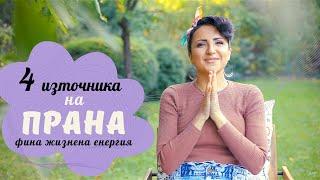 4 източника на ПРАНА  фина жизнена ЕНЕРГИЯ