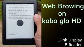 Kobo glo HD - Web Browsing