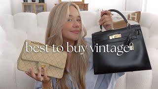 The BEST Luxury Bags to buy VINTAGE instead of NEW