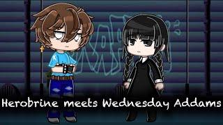 Herobrine meets Wednesday Addams / Gacha Club Short Movie