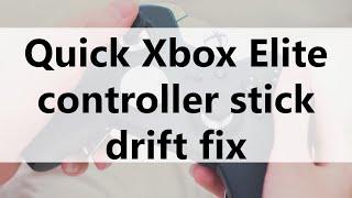 Quick Xbox One Elite controller stick drift fix with reWASD