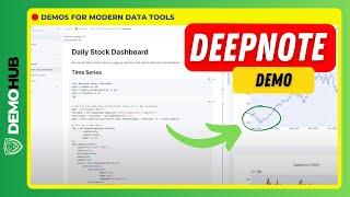 DeepNote Demo // Modern Browser-based Data Science Notebook (Jupyter compatible) | Demohub.dev