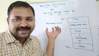 Run time environment in compiler design||Run time Storage Management in compiler design