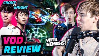 LS and Nemesis VOD REVIEW | HLE Chovy vs TES Knight in Korean Challenger