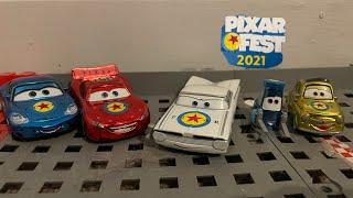 Mattel Pixar Cars 2021 Pixar Fest Lightning McQueen, Ramone, Sally, Luigi and Guido