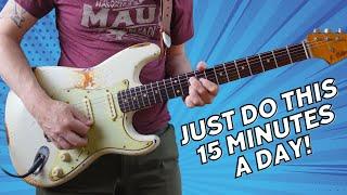 Do this every day on GUITAR -- the 15 Minute Challenge