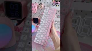 womier pink wk68  #kawaii #pink #aesthetic #cute #keyboard #shorts