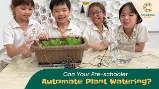 Can Your Pre-schooler Automate Plant Watering? | School Tour