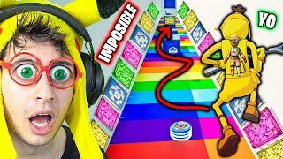 PARKOUR **IMPOSIBLE** Challenge!!! (100.000 Trampas ARCOIRIS en Fortnite Battle Royale)