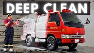 Deep Cleaning a JDM Fire Truck - Satisfying Exterior Auto Detailing ASMR