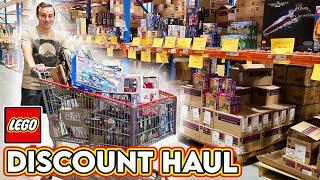 Loading up on LEGO at the MASSIVE TOY BLOWOUT Warehouse Sale!