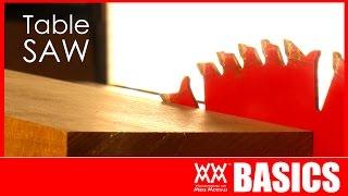 7 Things To Get You Started Using A Table Saw | WOODWORKING BASICS