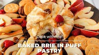 Baked Brie in Puff Pastry