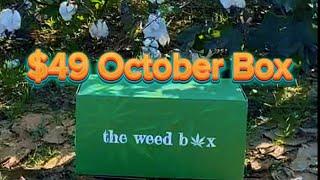 $49 unboxing The Weed Box October! Cannabis and Coffee!