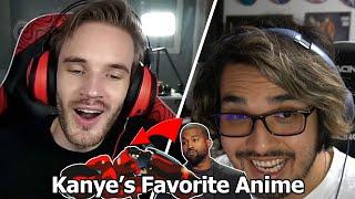 Pewdiepie and Joey (The Anime Man) Talks About Kanye West's Favorite Anime