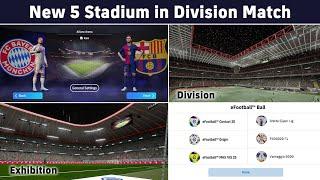 New Stadium in eFootball 2025 Mobile | Online Division & Exhibition Mode Gameplay |