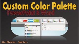 Create Custom Color Palettes in PowerPoint and Word for Consistent Designs Matching Company Colors