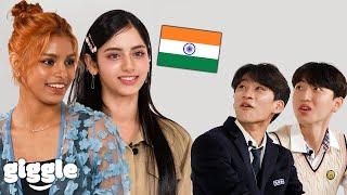 Koreans Meet Indian KPOP Idols For the First Time! (Ft. Sriya, Aria) : Compilation