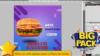 Big pack designer O maior pacote de Artes Editáveis - Formato 8