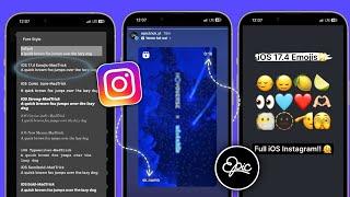 iOS Emojis + iOS Fonts | Reels Share like IPHONE | MT InstaPro v11.20 | iOS Instagram For Android