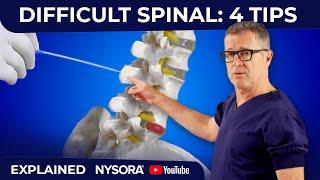 What to do when the needle encounters the bone during spinal or lumbar puncture