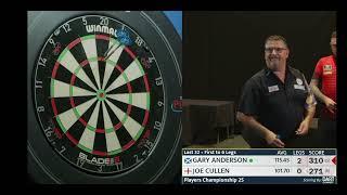 Gary Anderson v Joe Cullen - Last 32 - Players Championship 25