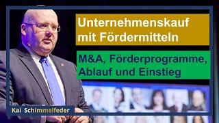 Unternehmenskauf M&A Fördermittel beantragen