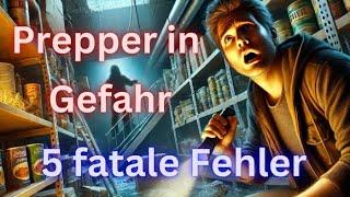 DAS wird Preppern zum Verhängnis! 5 Fehler, die fatal sein können im Krisenfall! #blackout